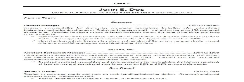 Personal Support Worker Sample Resume